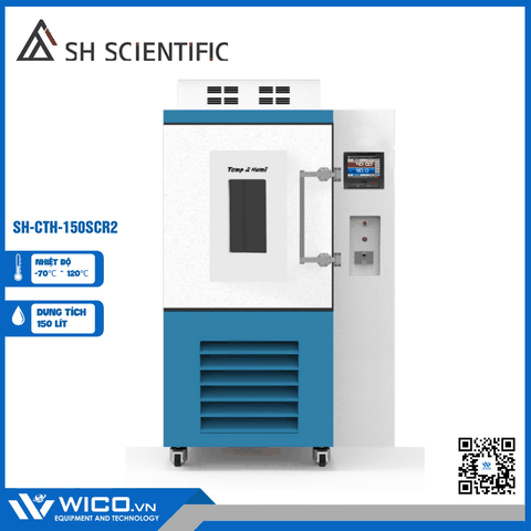Tủ Môi Trường -50 Đến 120 Độ C / Độ Ẩm 20% ~ 98% SH Scientific SH-CTH-150SCR2