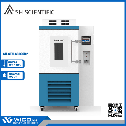 Tủ Môi Trường -50 Đến 120 Độ C / Độ Ẩm 20% ~ 98% SH Scientific SH-CTH-408SCR2