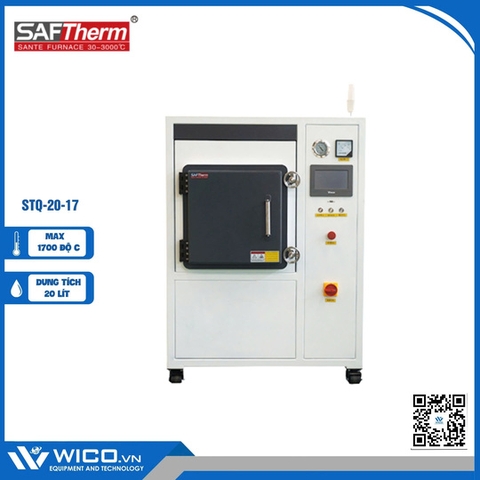 Lò Nung Chân Không Atmosphere 1700 Độ Saftherm STQ-20-17 | 20 Lít