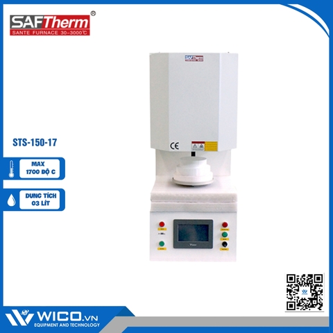 Lò Nung Nha Khoa 1700 Độ Saftherm STS-150-17 | 3 Lít