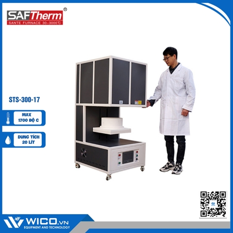 Lò Nung Nha Khoa 1700 Độ Saftherm STS-300-17 | 20 Lít