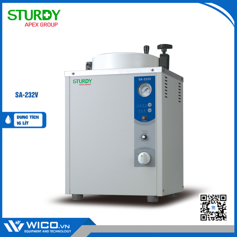 Nồi hấp tiệt trùng để bàn 16 lít Sturdy SA-232V