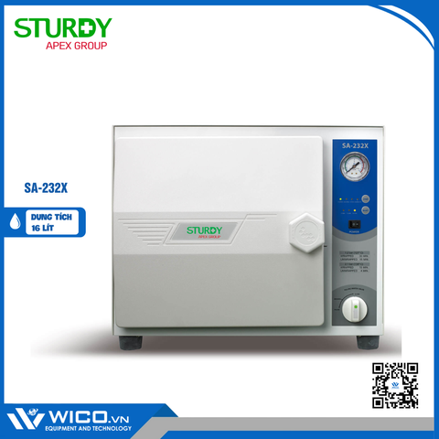 Nồi hấp tiệt trùng để bàn 16 lít Sturdy SA-232X