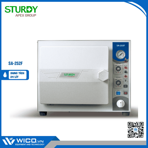 Nồi Hấp Tiệt Trùng Để Bàn 24 Lít Sturdy SA-252F | Sấy Tự Động