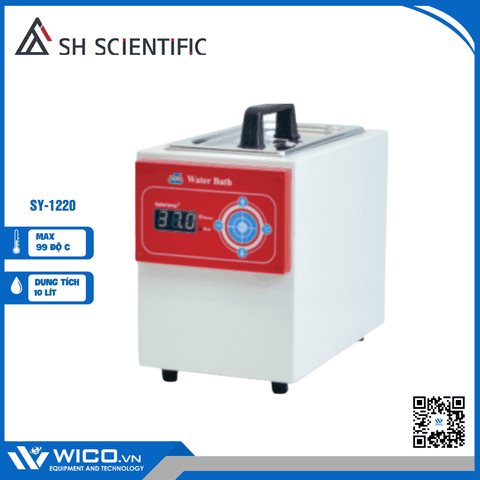 Bể Cách Thuỷ - Điều Nhiệt SH Scientific Hàn Quốc SY-1220 | 10 Lít - Nắp Phẳng