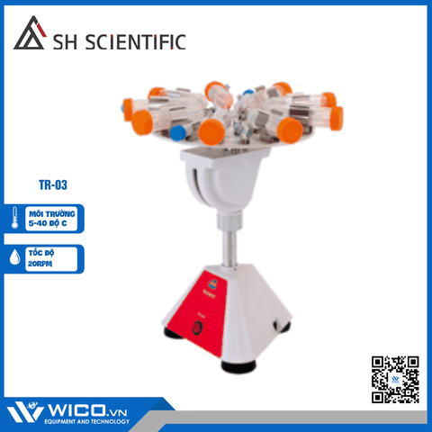 Máy Lắc Ống Máu Kiểu Xoay Tròn SH Scientific TR-03 | 20 Vòng/Phút