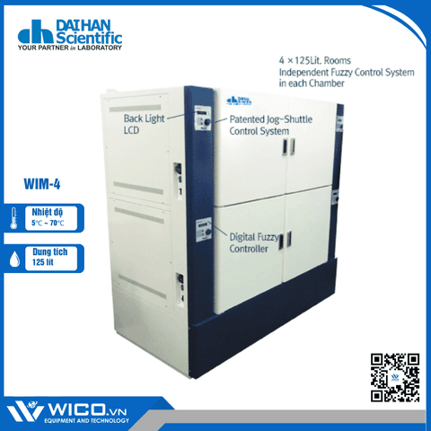 Tủ Ấm Đối Lưu Cưỡng Bức 4 Buồng Daihan Hàn Quốc WIM-4