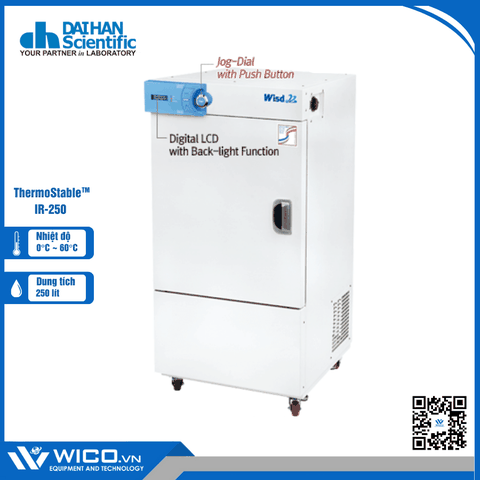 Tủ Ấm Lạnh - Tủ BOD Daihan ThermoStable IR-250 | 250 Lít
