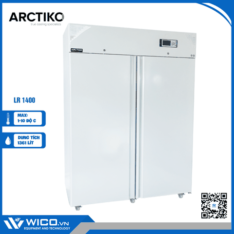 Tủ Bảo Quản 1-10 Độ C 1361 Lít Arctiko Đan Mạch LR 1400 | Thép Sơn Trắng