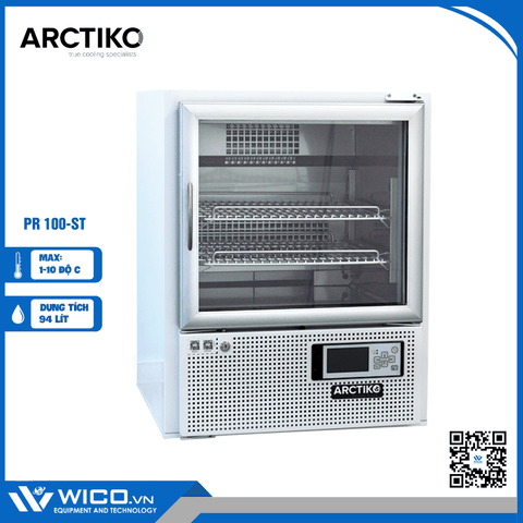 Tủ Bảo Quản 1-10 Độ 94 Lít Arctiko PR 100-ST | Cửa Kính - Thép Không Rỉ
