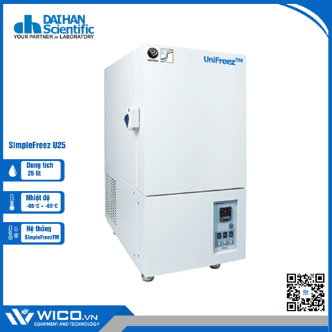 Tủ Lạnh Âm Sâu -86 độ C Daihan Hàn Quốc SimpleFreez U25 | 25 Lít - Kiểu Đứng