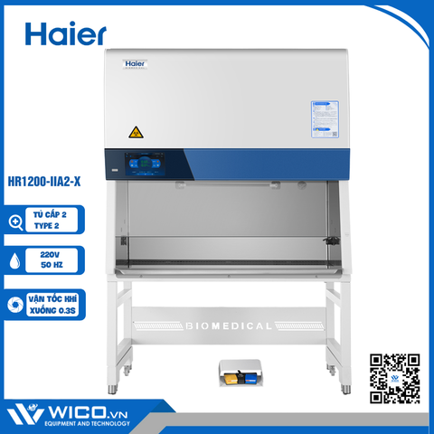 Tủ An Toàn Sinh Học Cấp 2 Haier HR1200-IIA2-X | Smart IoT