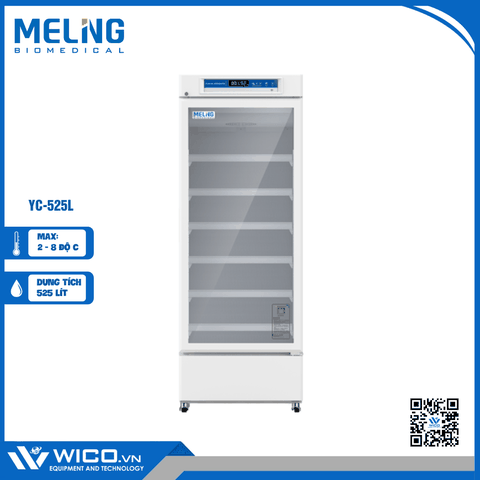 Tủ Bảo Quản Vacxin-Dược Phẩm 2-8 độ C Meiling YC-525L | 525 Lít