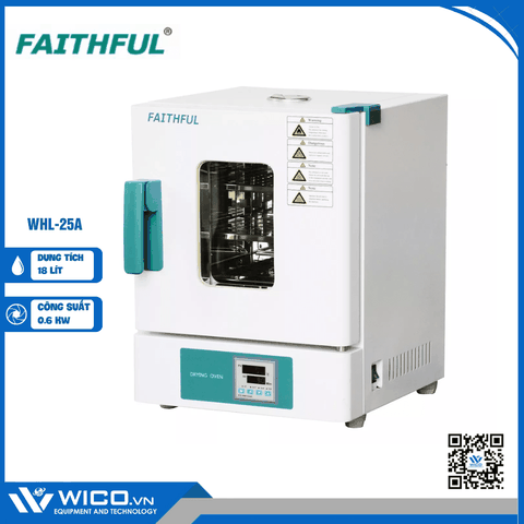 Tủ sấy đối lưu tự nhiên 300 độ C Faithful WHL-25A | 18 Lít