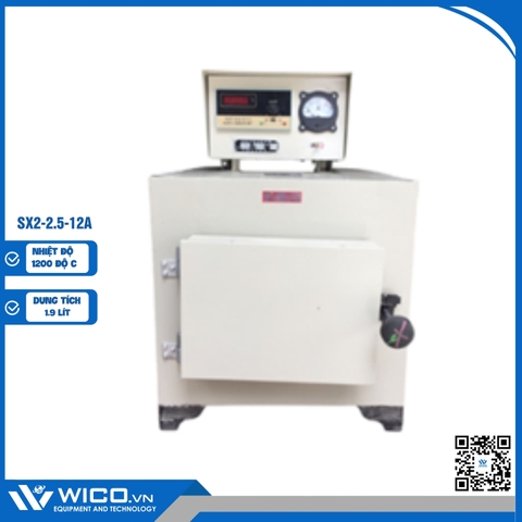 Lò Nung Trung Quốc 1200 Độ SX2-2.5-12A | 1.9 Lít