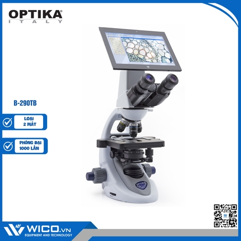 Kính Hiển Vi Sinh Học Kèm Màn Hình Optika B-290TB