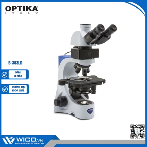 Kính Hiển Vi Sinh Học Optika B-383LD | 3 Mắt