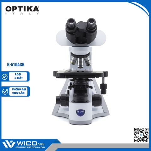 Kính Hiển Vi Sinh Học Optika B-510ASB | 3 Mắt