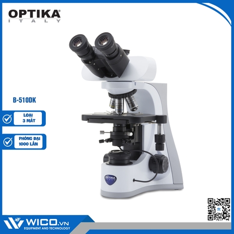 Kính Hiển Vi Sinh Học Optika B-510DK | 3 Mắt