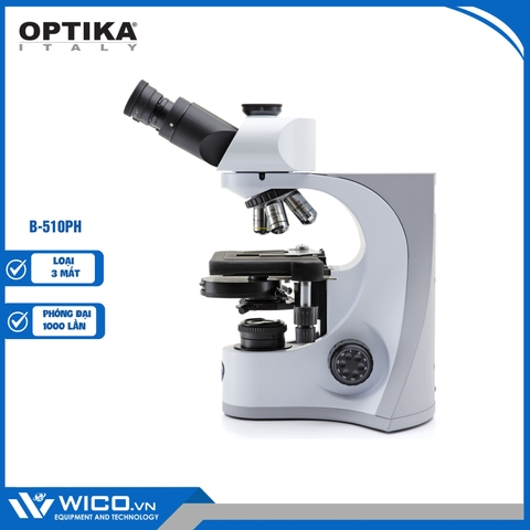 Kính Hiển Vi Sinh Học Optika B-510PH | 3 Mắt
