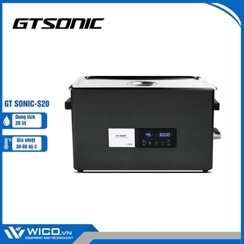 Bể Rửa Siêu Âm Có Gia Nhiệt Gtsonic GT SONIC-S20 | 20 Lít