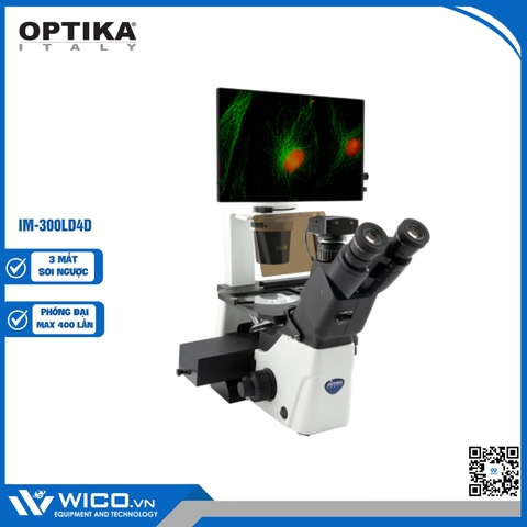 Kính Hiển Vi Soi Ngược Kèm Màn Hình Optika IM-300LD4D