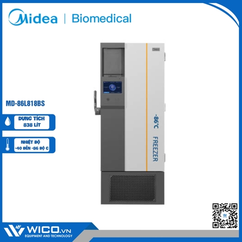 Tủ Lạnh Âm Sâu -86 Độ C Midea MD-86L818BS | 838 Lít