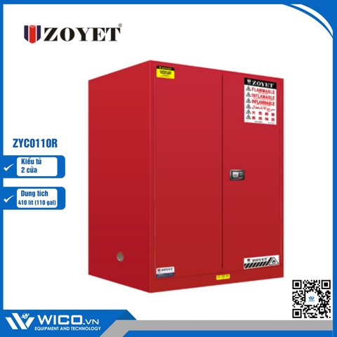 Tủ An Toàn Chống Cháy 2 Cửa Zoyet ZYC0110R | 410 Lít (110 Gal)