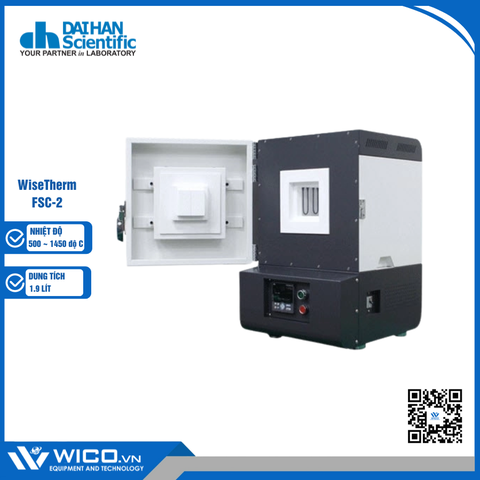 Lò Nung 1450 Độ C Daihan Hàn Quốc WiseTherm FSC-2 | 1.9 Lít