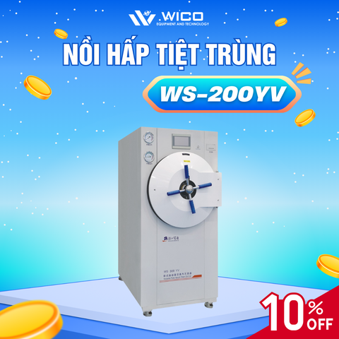 Nồi Hấp Sấy Chân Không Jibimed WS-200YV | 200 Lít