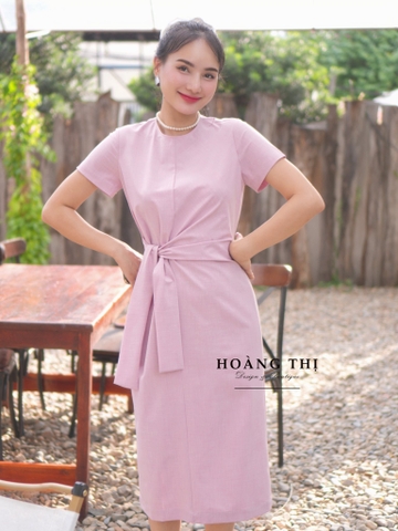 ĐẦM CỘT EO TÍM KHÓI