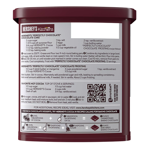 Bột Cacao Hershey's Không Đường Hershey's Cocoa 100% Cacao Natural Unsweeted, Hộp 226g (8 Oz.)