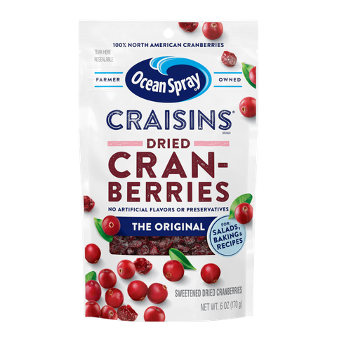 Nam Việt Quất Sấy Ocean Spray Craisins Dried Cranberries The Original , Gói 170g (6 Oz.)