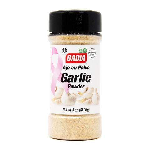 Bột Tỏi Badia Garlic Powder, Gluten Free, Lọ 85g (3 Oz.)