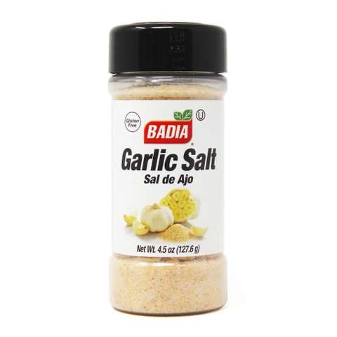 Gia Vị Muối Tỏi Badia Garlic Salt, Chai 127.6 gr