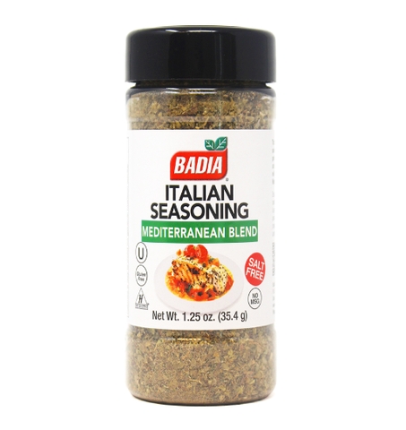 Hỗn Hợp Gia Vị Thảo Mộc Địa Trung Hải - Ý Badia Italian Seasoning Mediterranean Blend, Lọ 35.4g (1.25 Oz.)