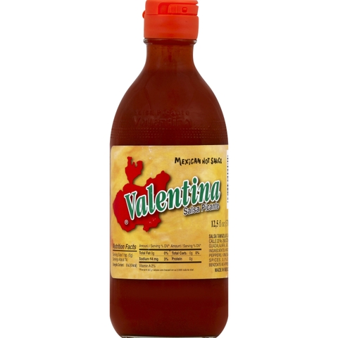 Sốt Ớt Cay Valentina Salsa Picante Mexican Hot Sauce Yellow Label, Chai 370 ml