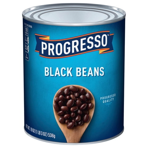Đậu Đen Đóng Hộp Progresso Black Bean, Hộp 425g (15 Oz.)