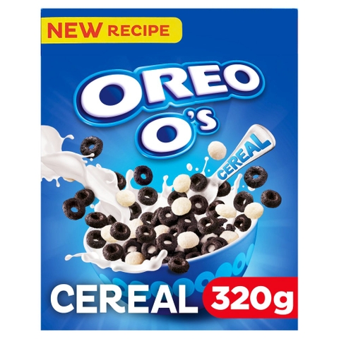 Bánh Ngũ Cốc Ăn Sáng Oreo O's Cocoa Hoops Vanilla Cereal, Hộp 320g (10 Khẩu Phần 30g)