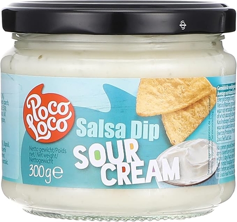 Sốt Kem Chua POCO LOCO Salsa Sour Cream, Hộp Thuỷ Tinh 300g