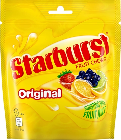 Kẹo dẻo Starburst Original Fruit Chews 138g