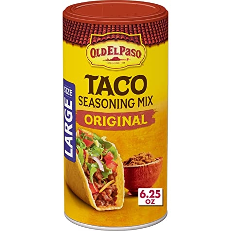 Bột Gia Vị Old El Paso Taco Original Seasoning Mix, Hộp Rắc 177g (6.25 Oz.)
