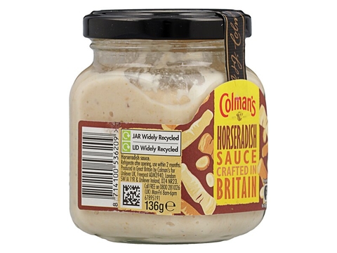 Sốt Cải Ngựa Colman's Horseradish Sauce, Hũ 136g