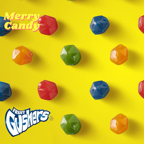 Kẹo Dẻo Nhân Sốt Trái Cây Gushers Variety 2 Vị Dâu Tây Và Trái Cây Nhiệt Đới, Hộp 136g (6 Gói)