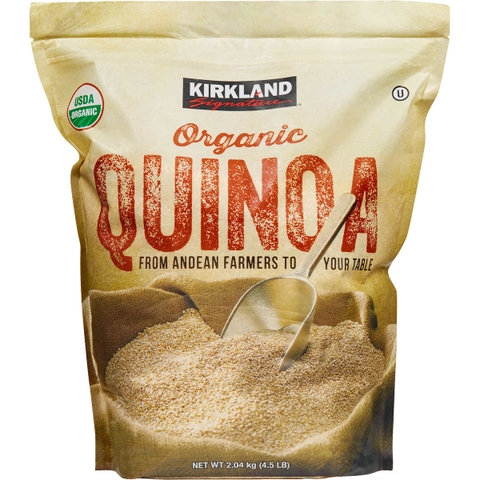 Hạt Diêm Mạch (Quinoa) Hữu Cơ Organic Quinoa, Kirkland Signature Túi 2.04 Kg (4.5 Lb.)