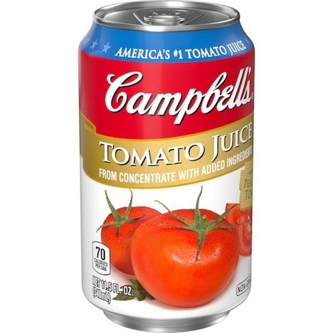 Nước Ép Cà Chua Campbell's Tomato Juice, Lon 340 mL (11.5 Fl. Oz.) [NON-GMO]