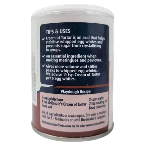 Phụ Gia Làm Bánh Cream Of Tartar McKenzie's , Lon 125g