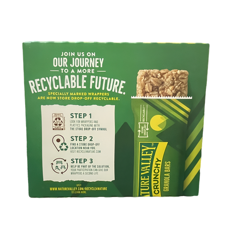 Thanh Ngũ Cốc Yến Mạch Bơ Đậu Phộng Nature Valley Peanut Butter Crunchy Granola Bars, Hộp 12 Thanh (6 Gói) , 253g (8.94 Oz.)