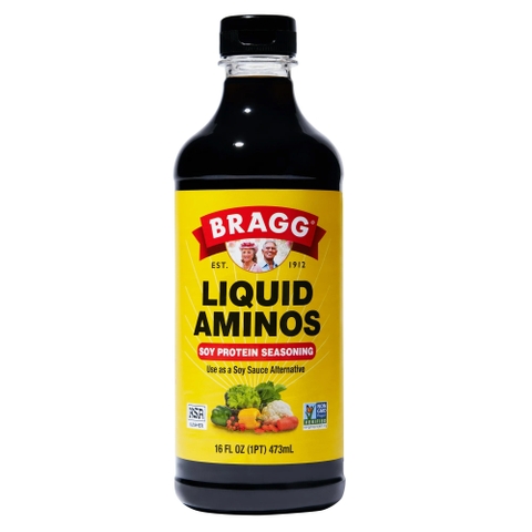 Nước Tương (Xì Dầu) Ăn Kiêng BRAGG Liquid Aminos All Purpose Seasoning, Chai 473ml