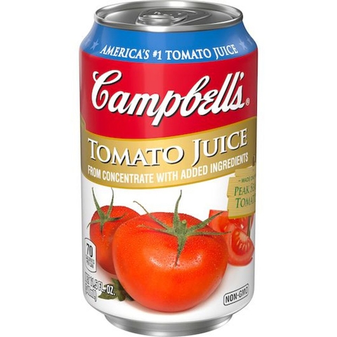 Nước Ép Cà Chua Campbell's Tomato Juice, Lon 340 mL (11.5 Fl. Oz.) [NON-GMO]